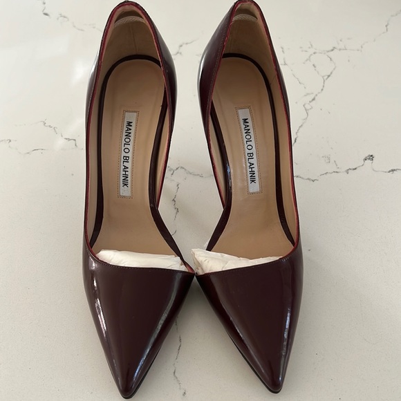Manolo Blahnik Shoes - Thrice worn burgundy pair of MB’s. Serious offers only